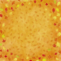 Karen Foster Design - Autumn and Thanksgiving Collection - 12 x 12 Paper - Falling Leaves