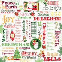 Karen Foster Design - Christmas Collection - 12 x 12 Paper - Home For The Holidays Collage