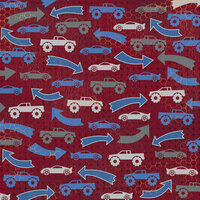 Karen Foster Design - Daughter and Son Collection - 12 x 12 Paper - Cars and Trucks