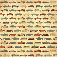 Karen Foster Design - Grandpa Collection - 12 x 12 Paper - Grandpa's Automobiles