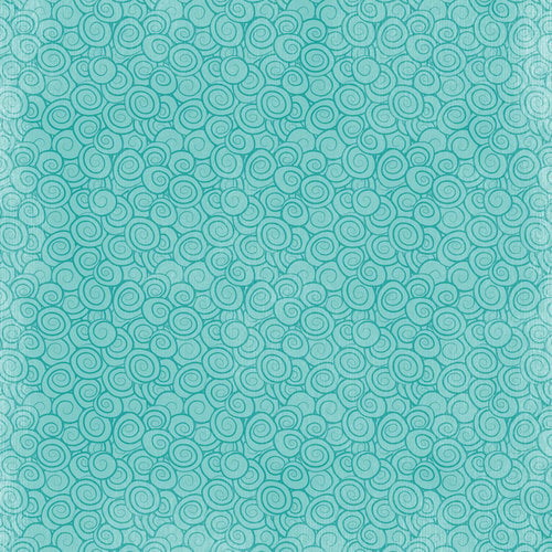 Karen Foster Design - Mermaids Collection - 12 x 12 Paper - Water Wave