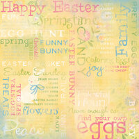Karen Foster Design - Easter Collection - 12 x 12 Paper - Easter Joy Collage