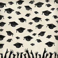 Karen Foster Design - Graduation Collection - 12 x 12 Paper - Hats Off