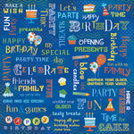 Karen Foster Design - Birthday Collection - 12 x 12 Paper - Party Time Collage