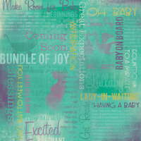 Karen Foster Design - Maternity Collection - 12 x 12 Paper - Coming Soon Collage