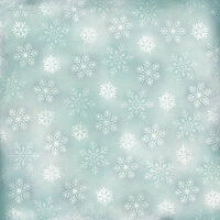 Karen Foster Design - Winter Collection - 12 x 12 Paper - Falling Snowflakes