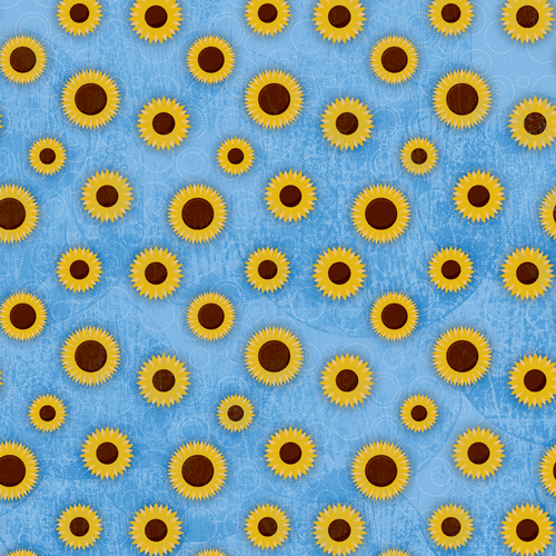 Karen Foster Design - 12 x 12 Paper - Summer Sunflowers