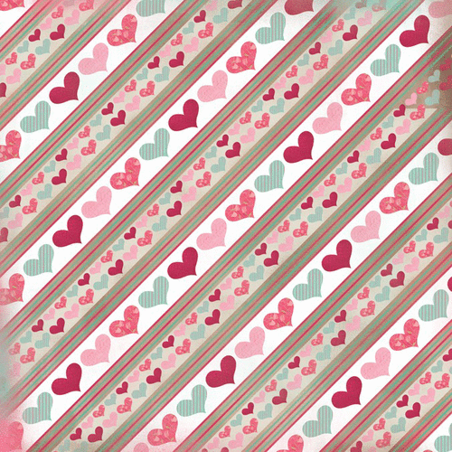 Karen Foster Design - 12 x 12 Paper - Hearts Of Love
