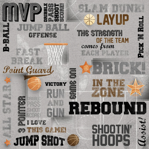 Karen Foster Design - 12 x 12 Paper - Slam Dunk Collage