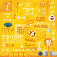 Karen Foster Design - Dog Collection - 12 x 12 Paper - Puppy Love Collage