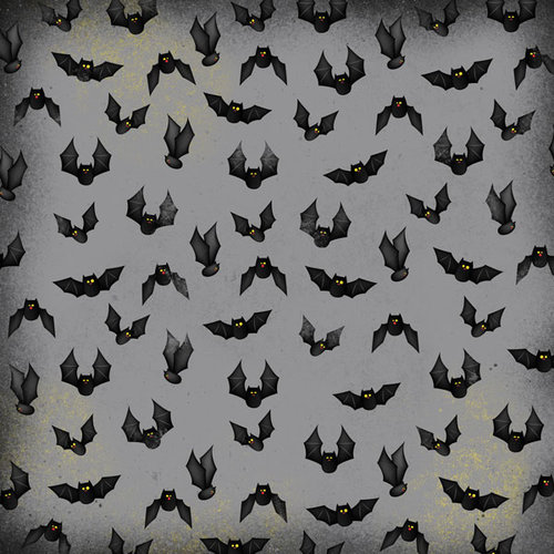 Karen Foster Design - Halloween Collection - 12 x 12 Paper - Bat Bash
