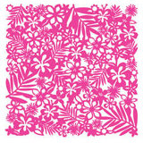 KI Memories - Lace Cardstock - Hula - Hot Pink