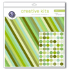KI Memories - Color Theory Collection - Green - 12x12 Creative Kit, CLEARANCE