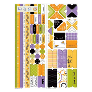 KI Memories - Haunted Set Collection - Cardstock Stickers - Haunted Essentials, CLEARANCE