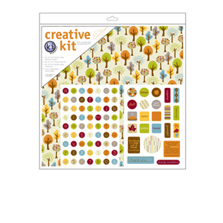 KI Memories - Grateful Thanksgiving Set Collection - Creative Kit - Scrapbooking Page Kit with Embellishments, CLEARANCE