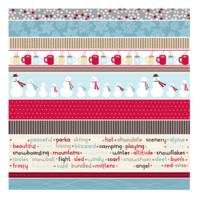 KI Memories - Holiday Collection - Alpine Set - Winter - Frosty Patterns Paper - Multi Stripe