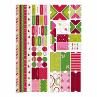 KI Memories - Holiday Collection - Joyful Set - Christmas - Cardstock Essentials Stickers, CLEARANCE