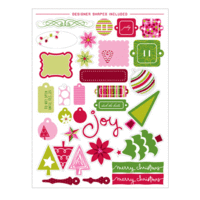 KI Memories - Holiday Collection - Joyful Set - Christmas - Hip Chip - Shapes, CLEARANCE