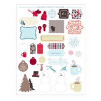 KI Memories - Holiday Collection - Alpine Set - Winter - Hip Chip - Shapes, CLEARANCE