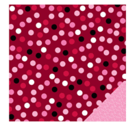 KI Memories - Wild Things Valentine's Collection - Double Sided Paper - Spots, CLEARANCE