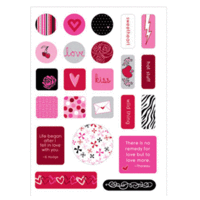 KI Memories - Wild Things Valentine's Collection - Gel Candy - Epoxy Shape Stickers, CLEARANCE