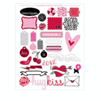 KI Memories - Wild Things Valentine's Collection - Chipboard - Shapes, CLEARANCE