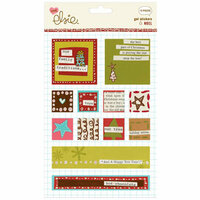 KI Memories - Love Elsie - Noel Christmas Collection - Gel Stickers - Noel Square Gels, CLEARANCE