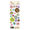 KI Memories - Love Elsie - Claire Collection - Chipboard Buttons - Claire Rounds, CLEARANCE