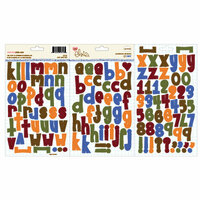 KI Memories - Love Elsie - Cody Collection - Cardstock Stickers - Basic Mix Alphabet , CLEARANCE