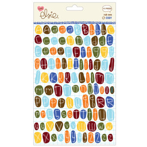 KI Memories - Love Elsie - Cody Collection - Alphabet Rub-Ons - Cody Yearbook, CLEARANCE