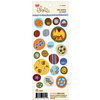 KI Memories - Love Elsie - Cody Collection - Chipboard Buttons - Cody Rounds, CLEARANCE