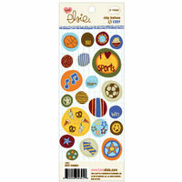 KI Memories - Love Elsie - Cody Collection - Chipboard Buttons - Cody Rounds, CLEARANCE