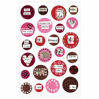 KI Memories - Love Elsie - Betty Collection - Gel Stickers - Betty Round Gels, CLEARANCE