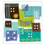 KI Memories - Love Elsie - Toby Collection - Chipboard Buttons - Toby Blocks, BRAND NEW