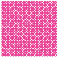 KI Memories - Pop Culture Collection - Lace Cardstock - Disco Ball - Hot Pink