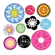 KI Memories - Pop Culture Collection - Soft Rubber Charms - Softies - Round Buttons