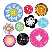 KI Memories - Pop Culture Collection - Soft Rubber Charms - Softies - Round Buttons