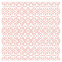 KI Memories - Enchanting Collection - 12 x 12 Lace Cardstock - Blushing Gossip