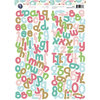 KI Memories - Enchanting Collection - Alphabet Cardstock Stickers - Simply Cute, CLEARANCE