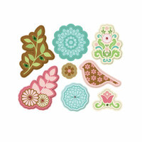 KI Memories - Enchanting Collection - 3 Dimensional Stickers with Glitter and Gem Accents - Pop Art