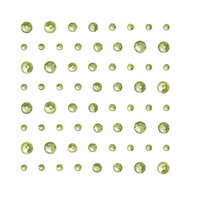 KI Memories - Enchanting Collection - Bling - Rhinestone Stickers - Lime Jewels