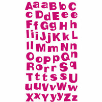 KI Memories - Groovy Collection - Alphabet Glitter Stickers - Groovy
