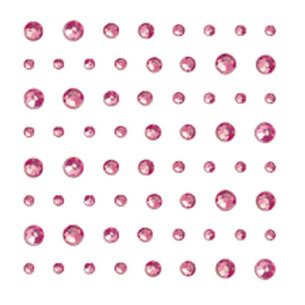 KI Memories - Groovy Collection - Bling - Rhinestone Stickers - Fuschia Jewels