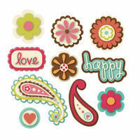 KI Memories - Paisley Parade Collection - Rubber Stickers - Softies