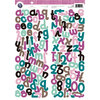KI Memories - Posh Collection - Alphabet Cardstock Stickers - Simply Cute, CLEARANCE