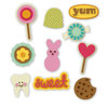 KI Memories - Sweet Life Collection - Rubber Stickers - Softies