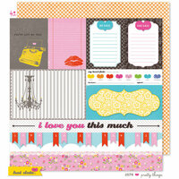 KI Memories - Hot Date Collection - 12 x 12 Double Sided Paper - Pretty Things