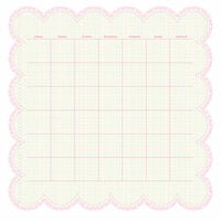 KI Memories - Sew Cute Calendars Collection - 12 x 12 Double Sided Die Cut Paper - Candy