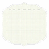 KI Memories - Sew Cute Calendars Collection - 12 x 12 Double Sided Die Cut Paper - Snow