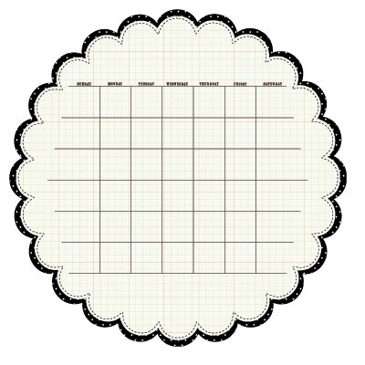 KI Memories - Sew Cute Calendars Collection - 12 x 12 Double Sided Die Cut Paper - Inkjet